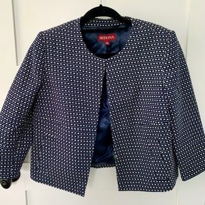 Merona Navy Cropped Jacket / Size Large